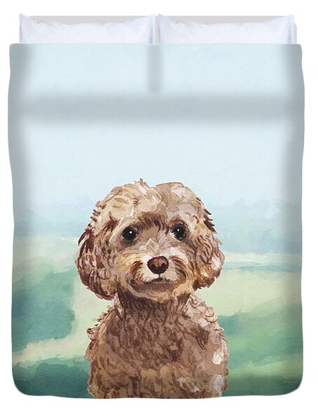 Cockapoo Dog Light Switch Double Plate Cover